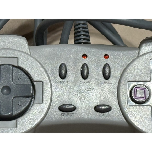 Sony Playstation 1 console bundle used with 3 controllers, Power Cord - Picture 5 of 16